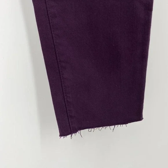 L'Agence Marguerite High Rise Skinny Jeans Purple